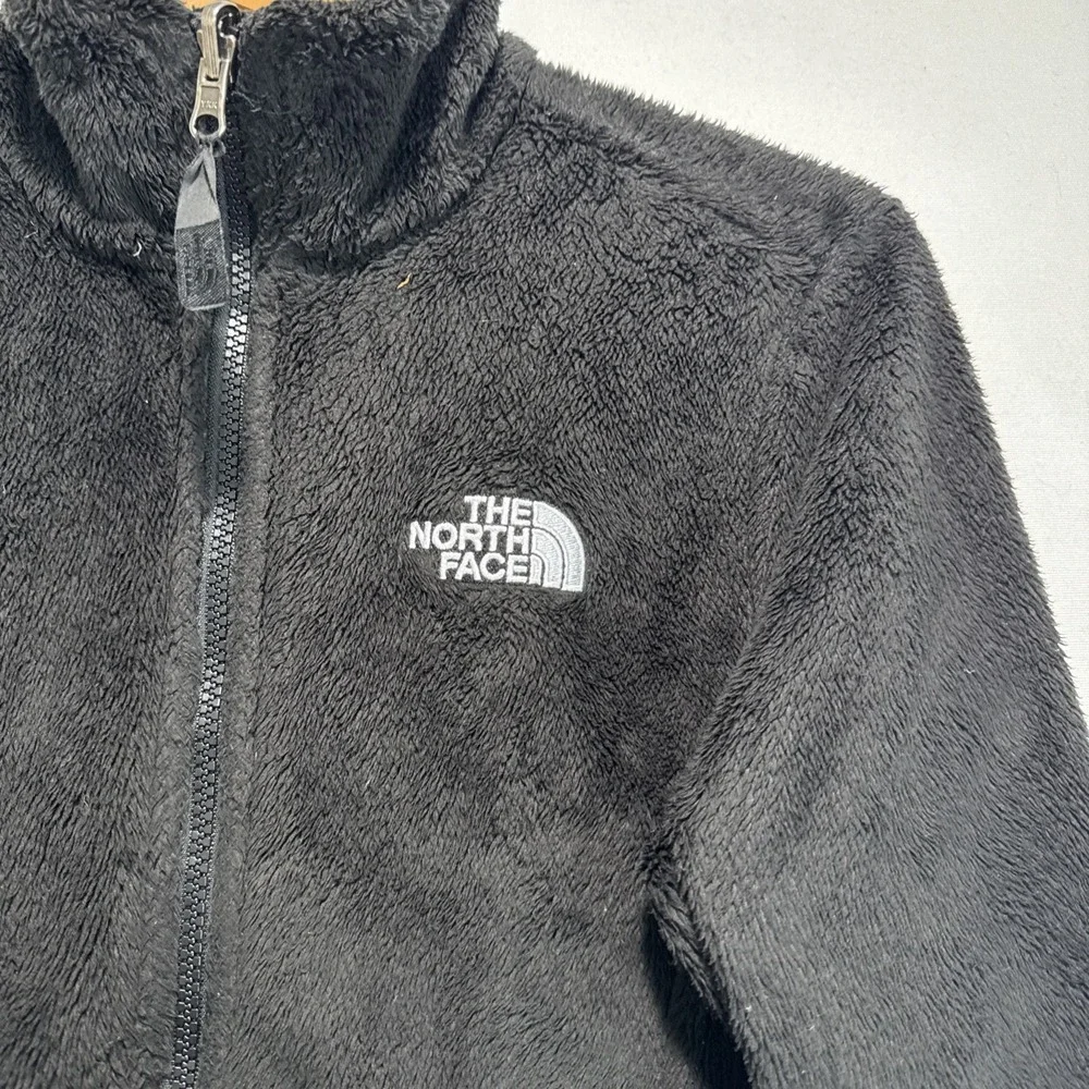 The North Face Full Zip Sherpa Jacket Womens XS Black Osito Fleece - Picture 2 of 10